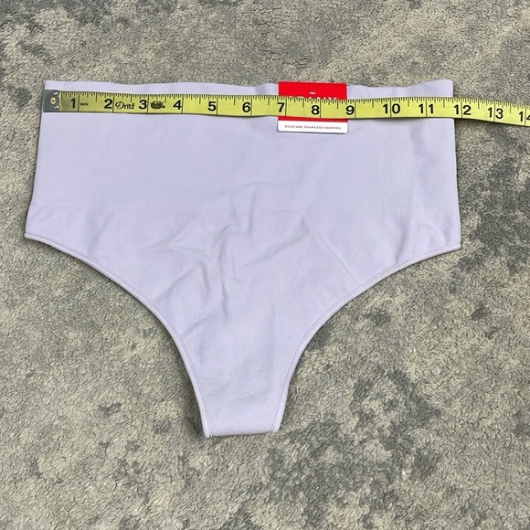 NWT Spanx Ecocare Seamless Shaping Thong Light Orchid Compression Undies Sz M - Picture 6 of 9